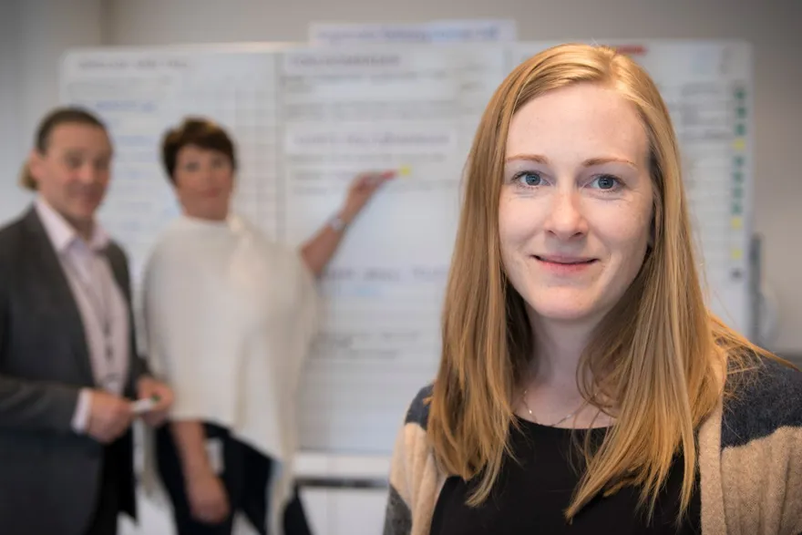 Bilde av medarbeidere i Sykehuspartner